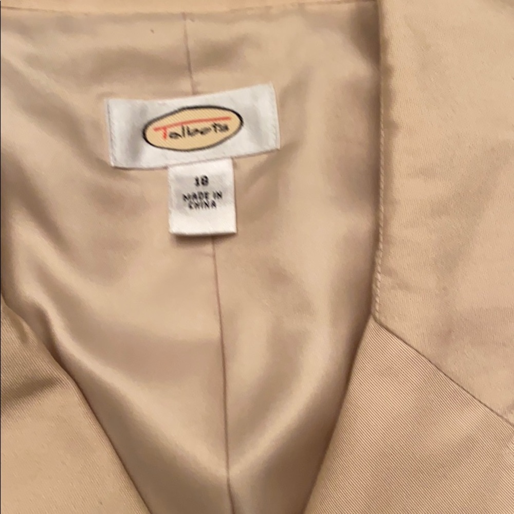 Talbots Lined Button Up Jacket, Size 18, 3/4 Slee… - image 2